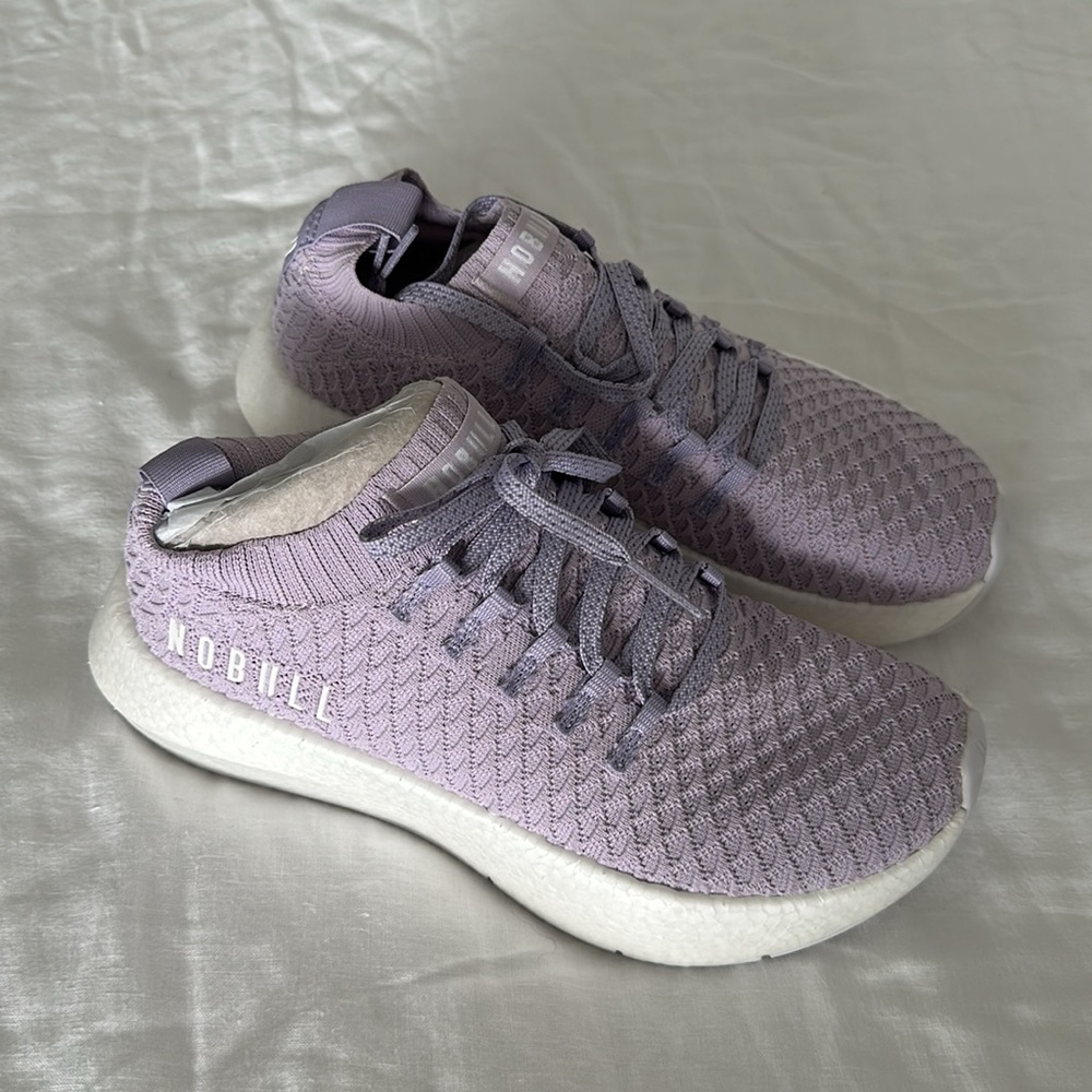 NOBULL Knit Sneakers in Light Purple